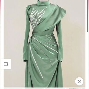 Moda Zehrada Unripe Almond Perla Evening Dress